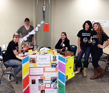 English Department at the Majors Fair