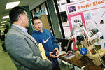 Science Fair Explaining the Experiment