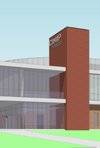 Architectural of CIMIP building, now under construction