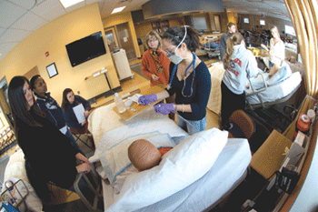 Dr. Albert and Gloria Shaheen Nursing Lab