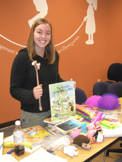 OT student sharing occupation kit