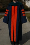 Modeling New Doctoral Degree Robe