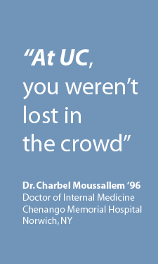 At UC, you weren't lost in the crowd