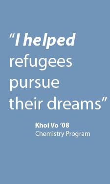 I helped refugees pursue their dreams