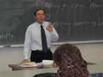 Dr. Fryc in class