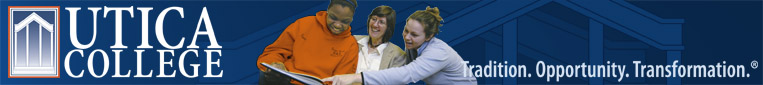 Utica College Banner