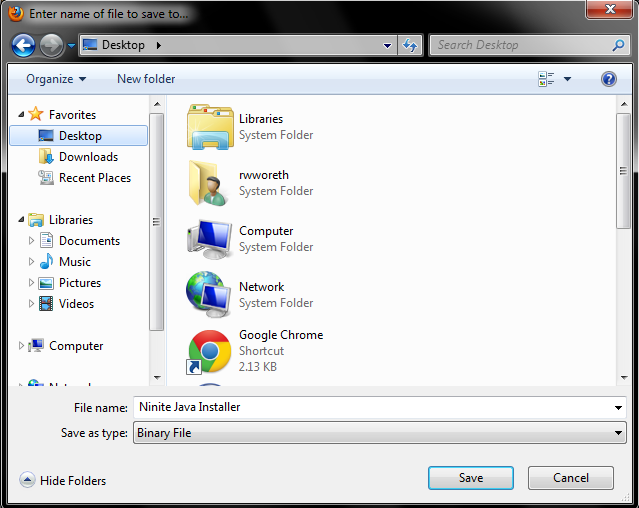 The Computer Properties Window