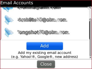 Blackberry Add Mail