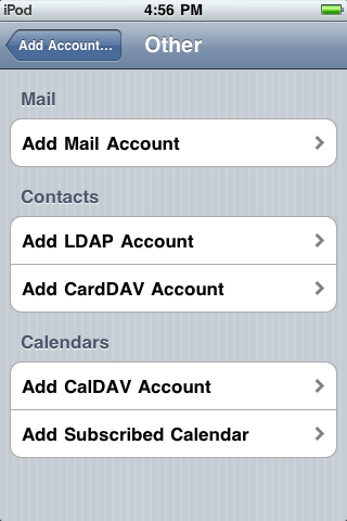 IPhone Add Mail