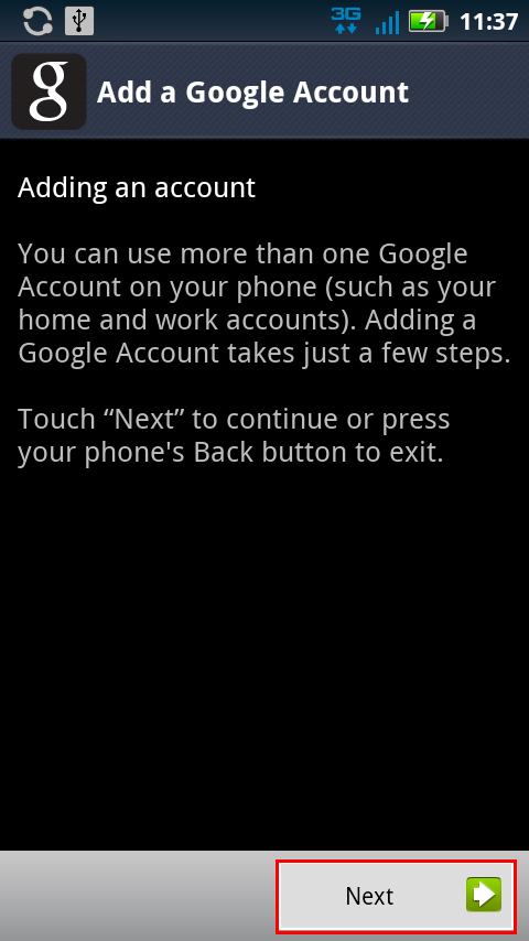 Sign into your Google Account