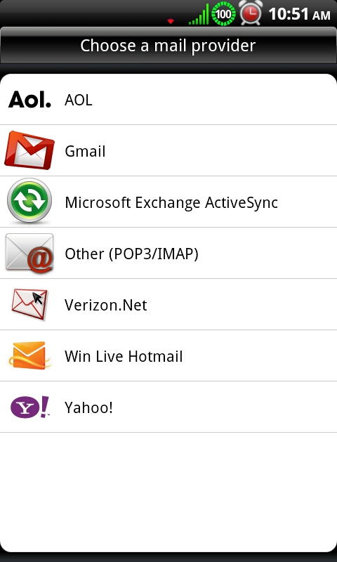 Droid Mail Provider