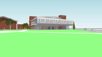 CIMIP Center - View looking northeast