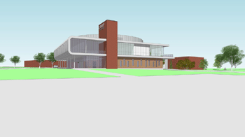 CIMIP Center - View looking west