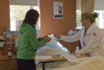 Students in Nursing Lab