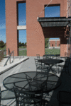 Romano Hall - outdoor seating area