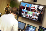 Control room in the Simon Center