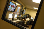 Control room in the Simon center