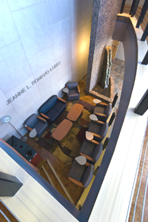Lounge in F. Eugene Romano Hall