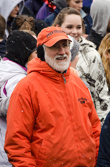 President Todd S. Hutton, honorary team captain