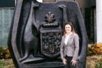 International Admissions Intern Anna Wanner at the Australian Embassy