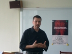 Dr. Miller speaking at National Chengchi University, 2007