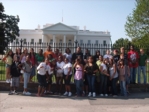 Students in front White House
