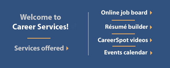 Welcome to Career Services