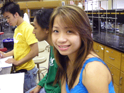 Students in lab at UC