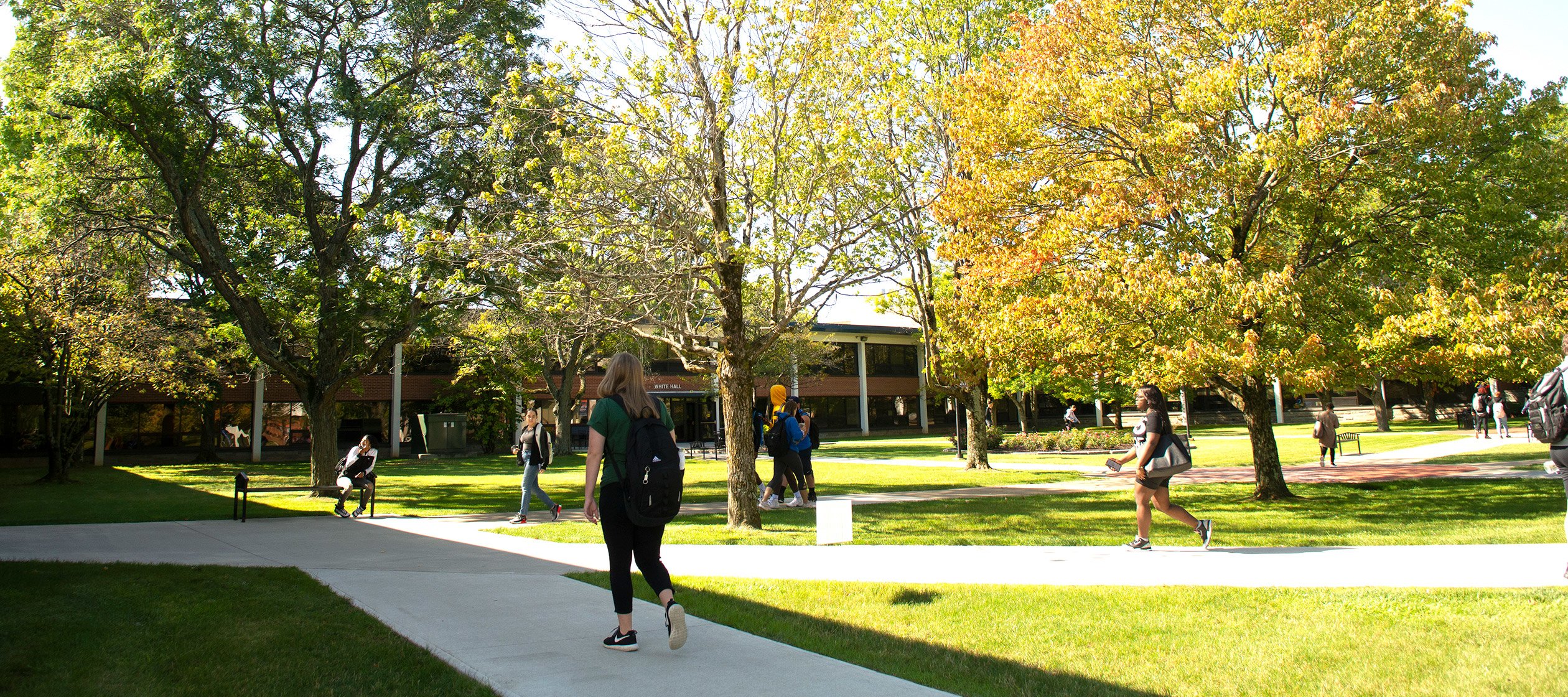 Academic quad at Utica College