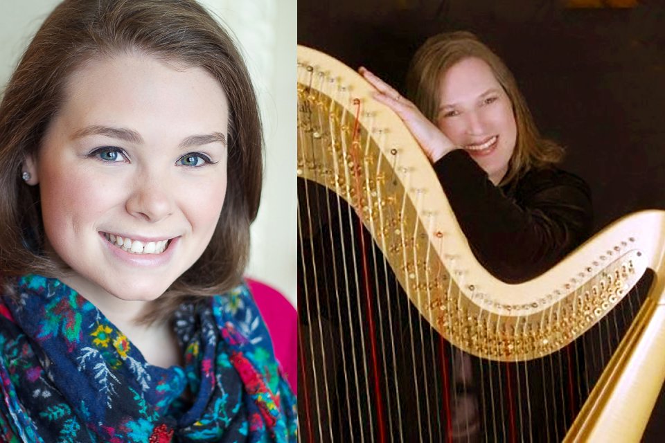 Jessica Wilbee and Karlinda Caldicott, harpists 