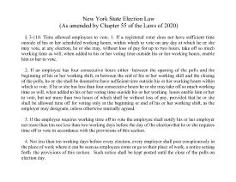 New York State Election Law