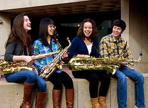 The Hamilton College Saxophone Ensemble
