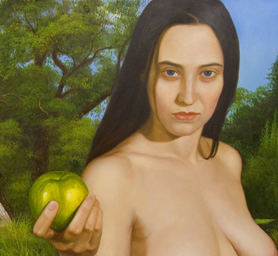 Keith Howard Angry Eve oil painting on canvas