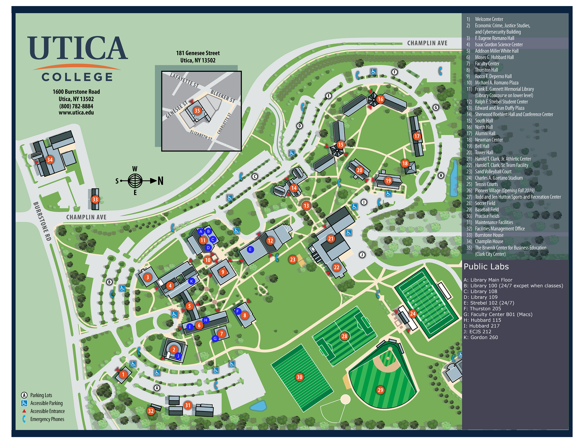 Computer Lab Map