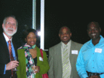 President Hutton and friends