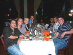 Alumni and friends at Sabatiello's Italian Bar and Grille in Stamford, Connecticut