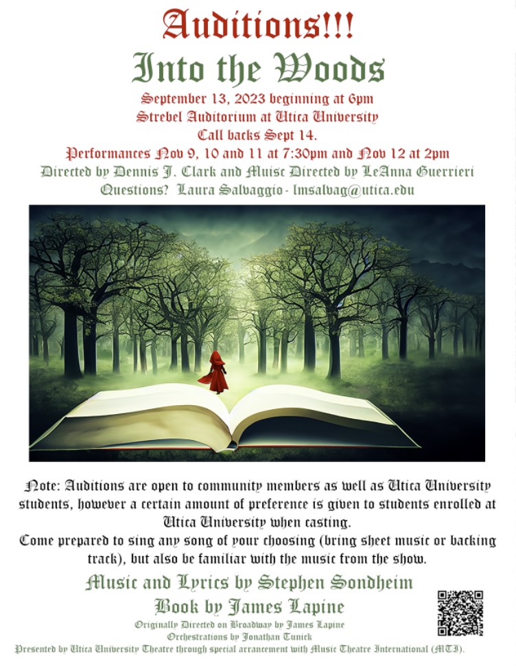 Into the Woods Audition Notice