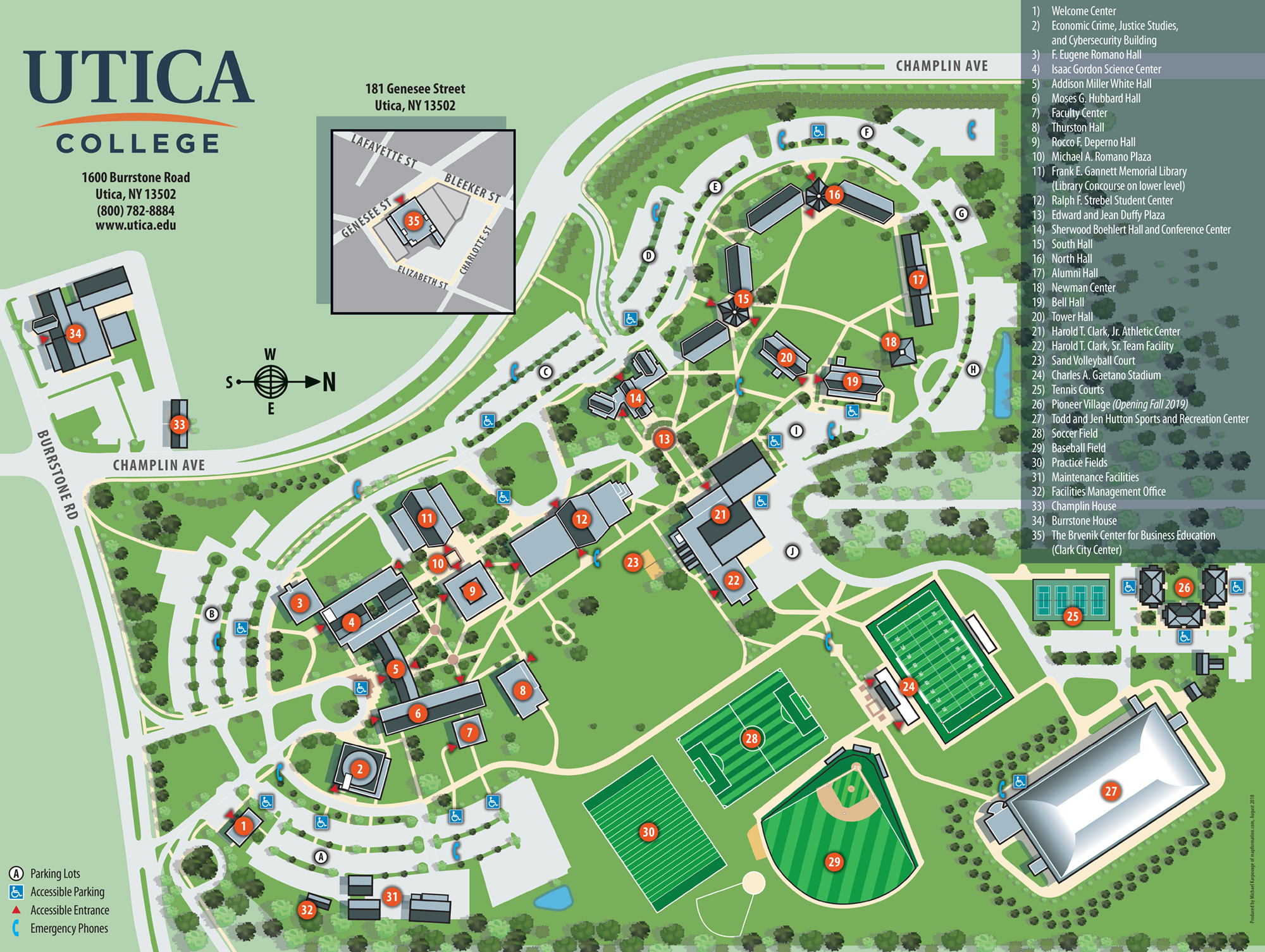 Saint Leo University Campus Map - United States Map