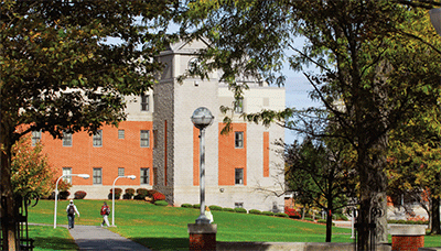 Residential quad at UC