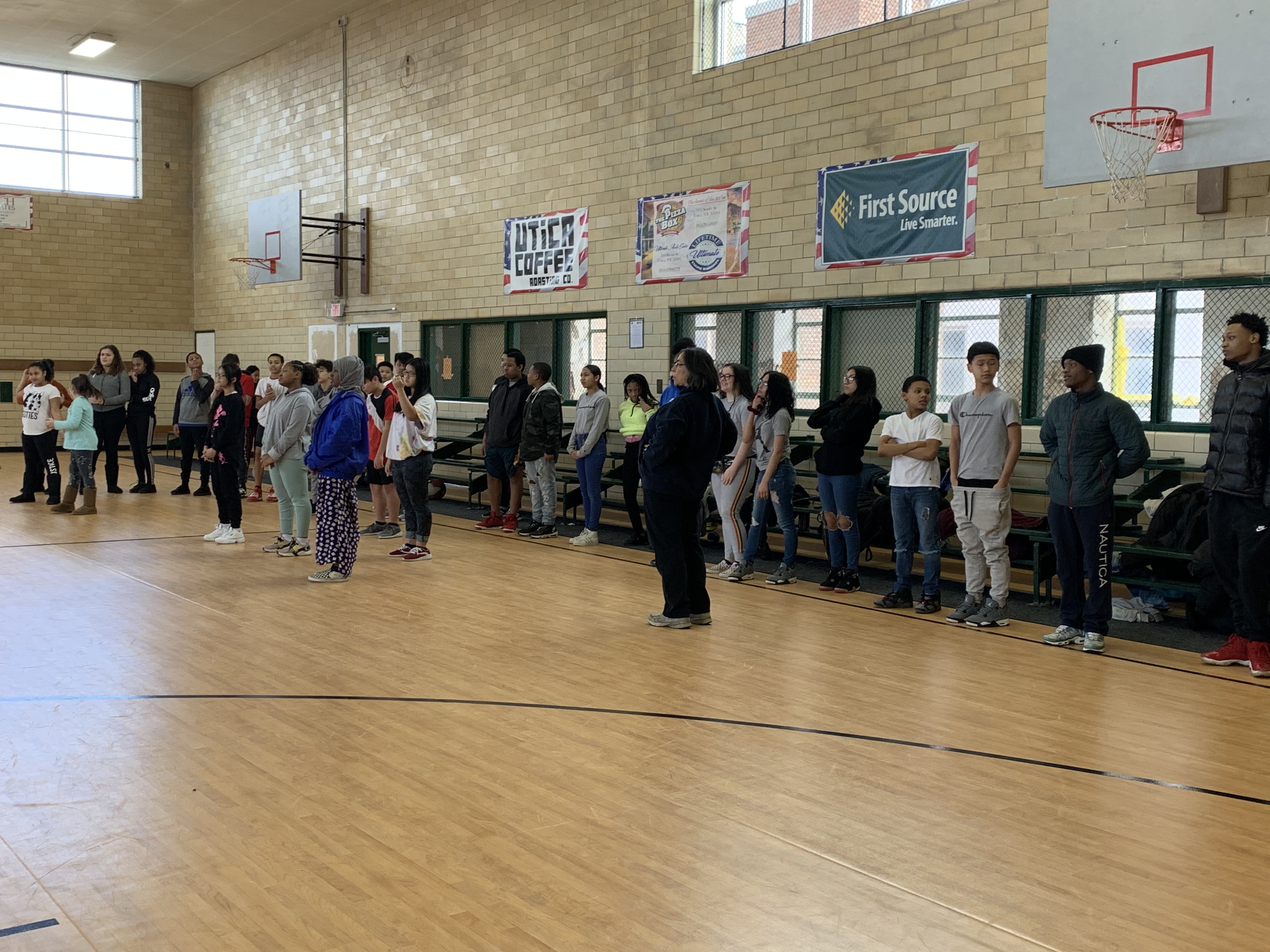 Young Scholars students enjoying our Winter Sports Day