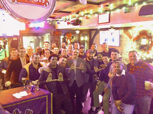 Pioneer Football reception in New York City