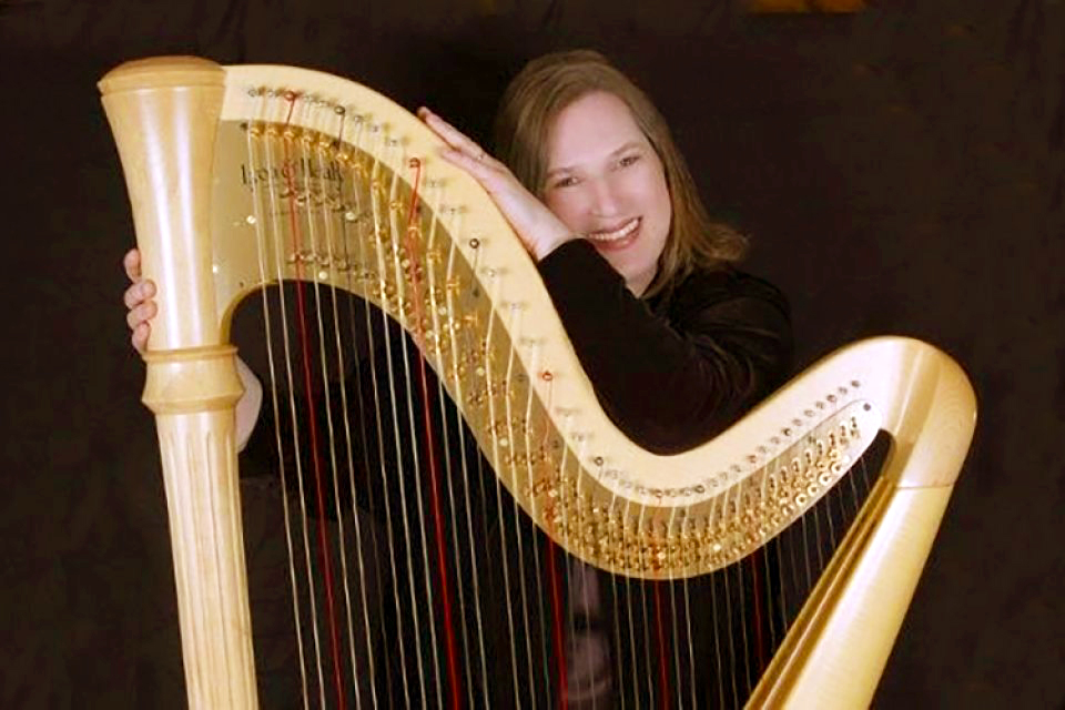 Karlinda Caldicott, harpist