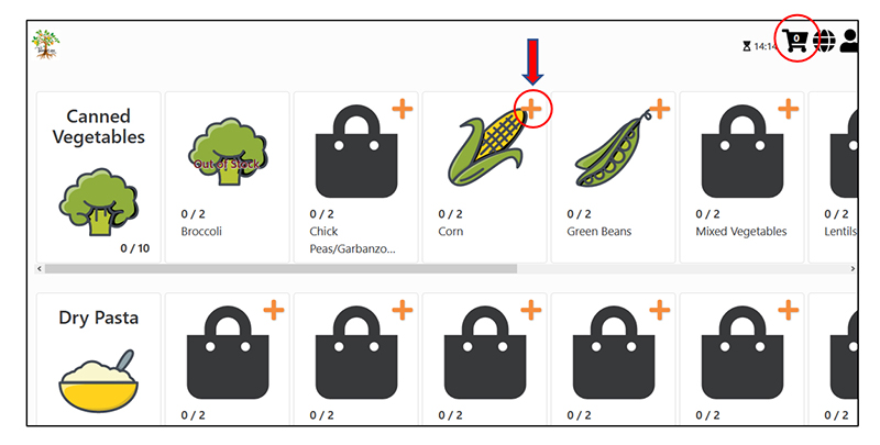 Order page