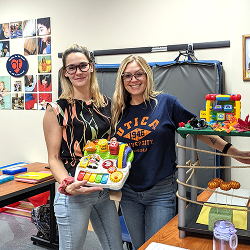 Occupational Therapy students at Utica University