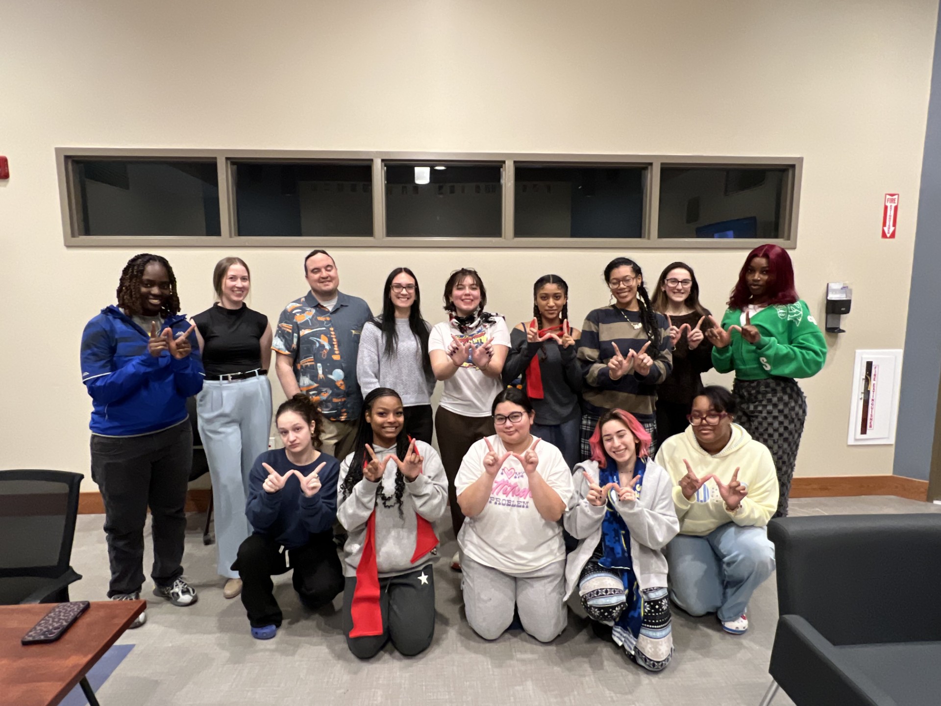 aculty, and Staff created Tie Blankets to benefit domestic violence victims.