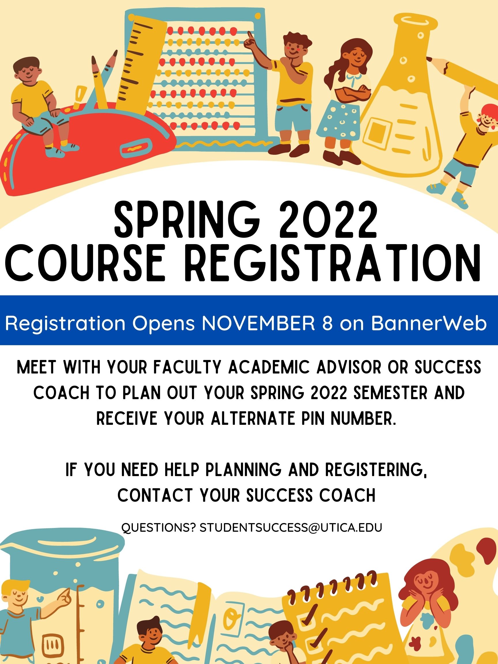 Spring 2022 Course Registration | Utica University