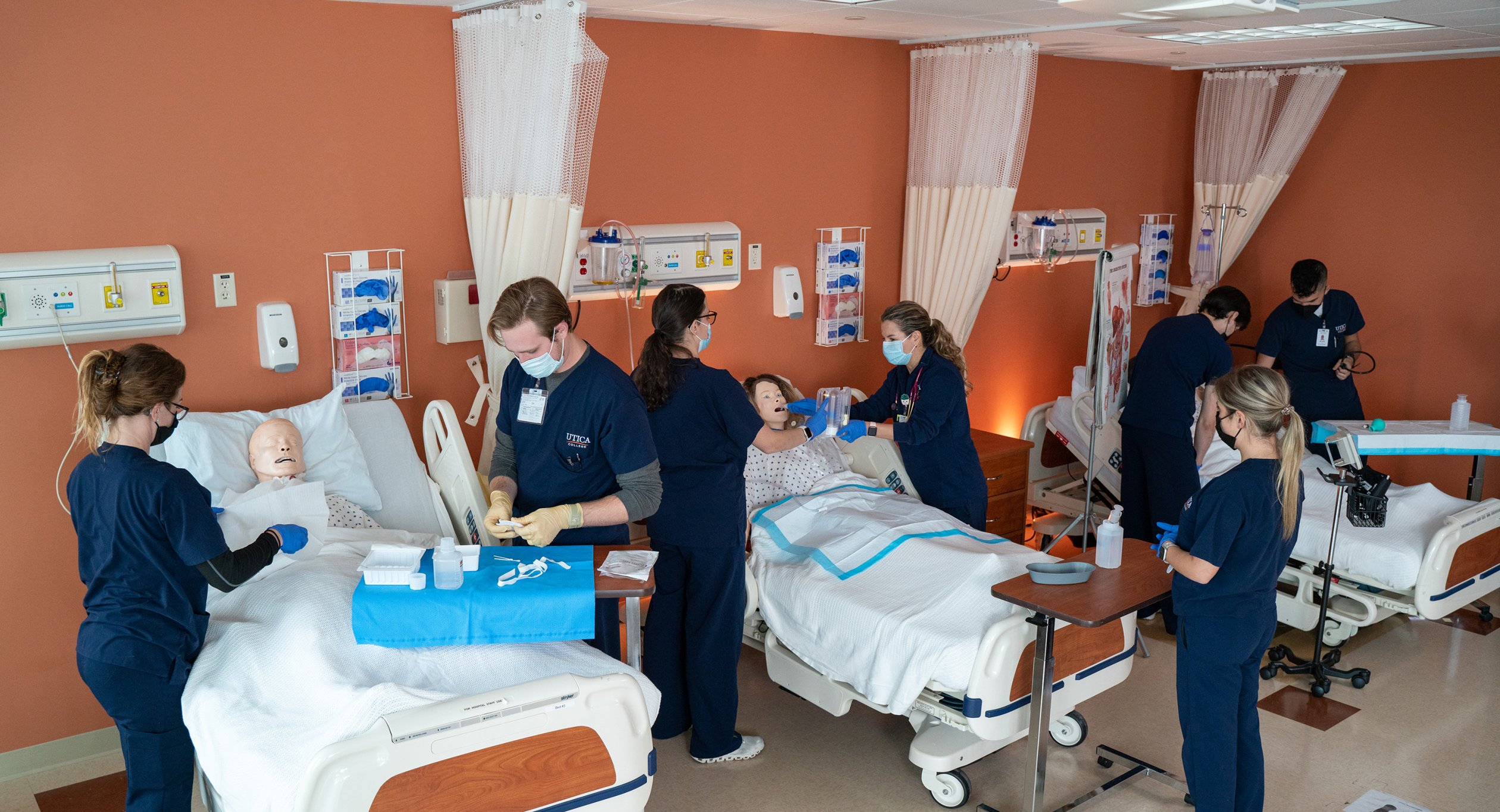 Florida Nursing Students at work.