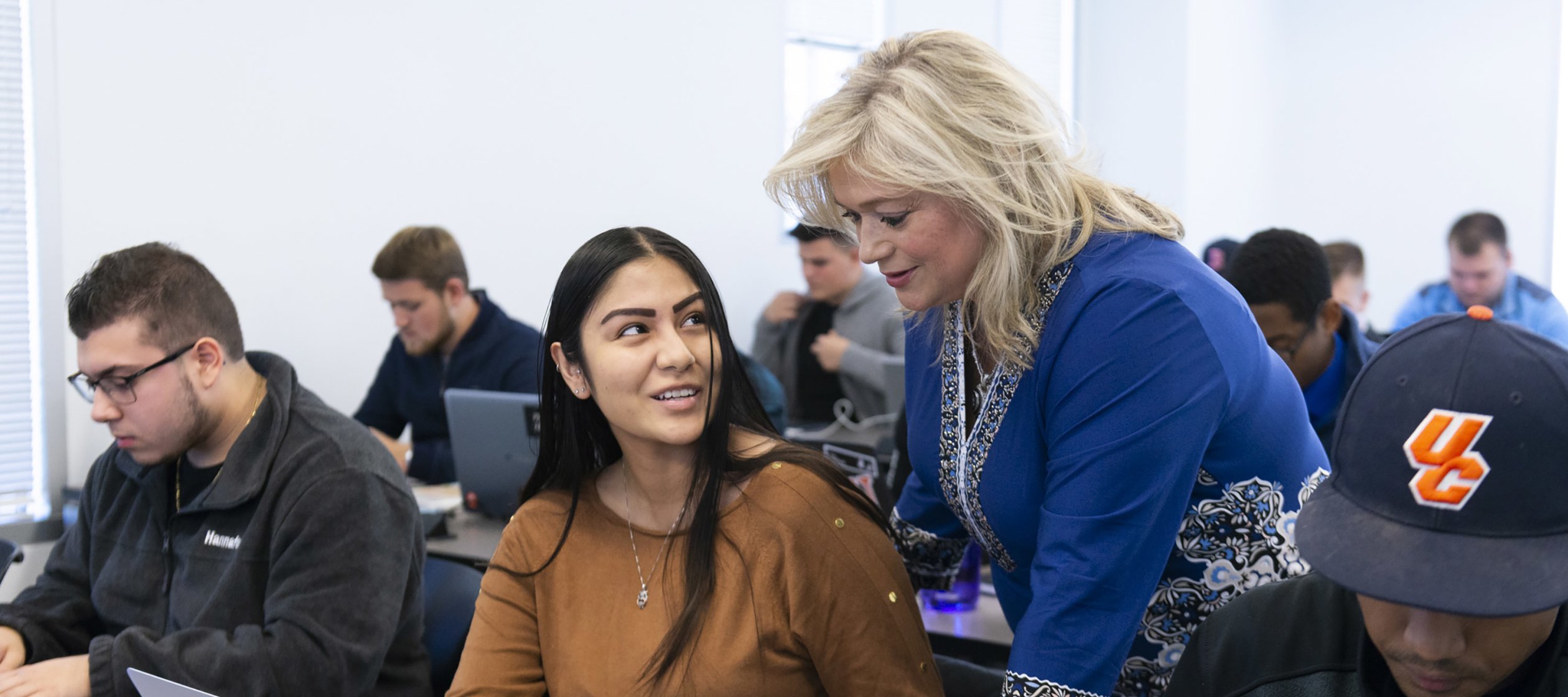 Leslie Corbo and student 0153