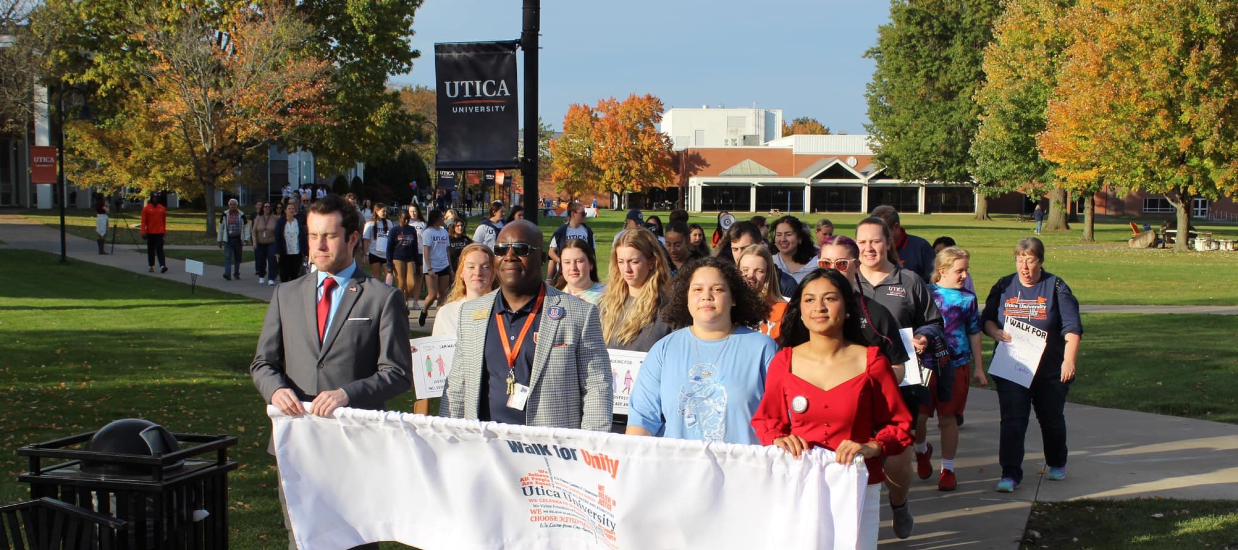 Unity Walk 2023  - Walking with Banner