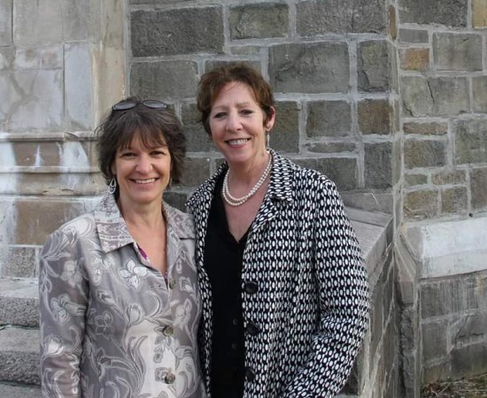 Lisa Balschunat 85 and Jacqueline LaChance McKeon 84
